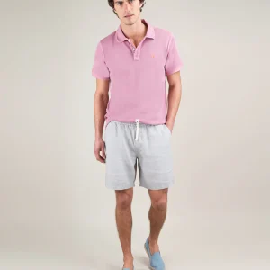 Polo Piqué Garment Dyed Lila