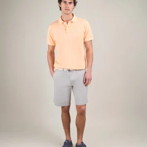 Polo Piqué Garment Dyed Naranja