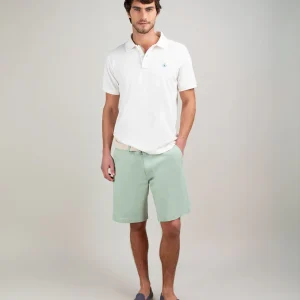 Polo Piqué Garment Dyed Blanco