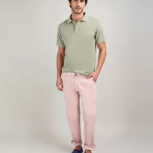 Polo Piqué Garment Dyed Kaki