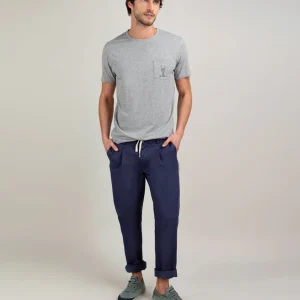 Camiseta Garment Dyed Gris Langosta