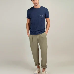 Camiseta Garment Dyed Marino Cangrejo