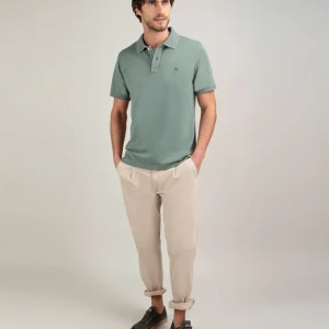 Polo Piqué Pigment Dyed Verde