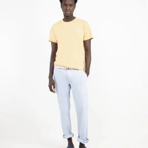 Camiseta Garment Dyed Tinte Natural Amarillo