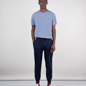 Camiseta Cuello Caja Garment Dyed Gris