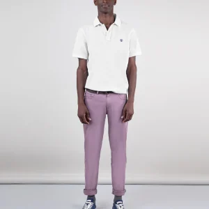 Polo Piqué Garment Dyed Blanco Interseason