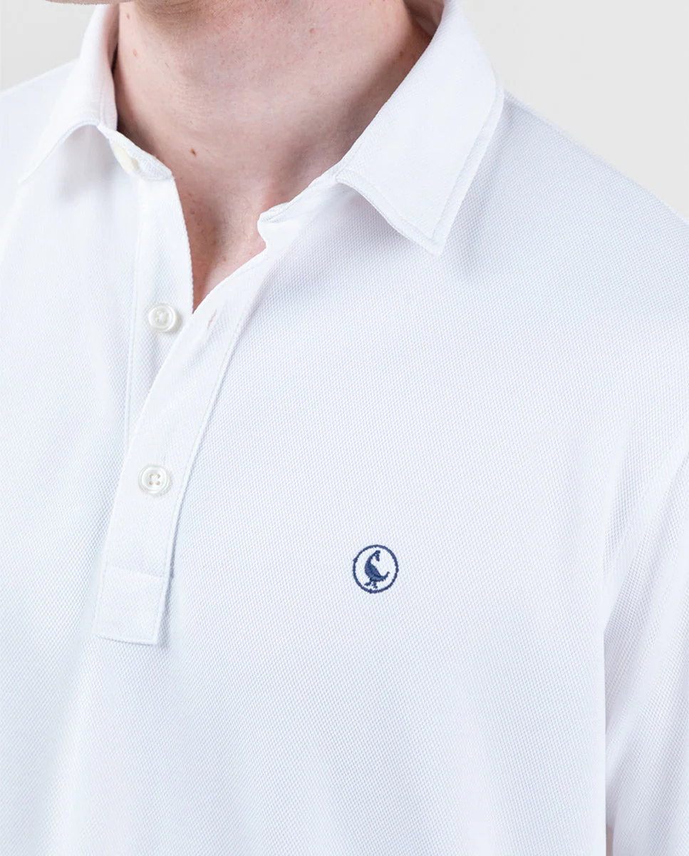 Polo Sepiia Manga Larga Blanco - Imagen 5