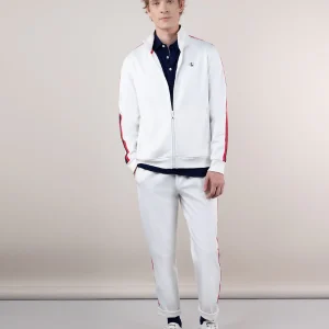 Sudadera Track Retro Crudo