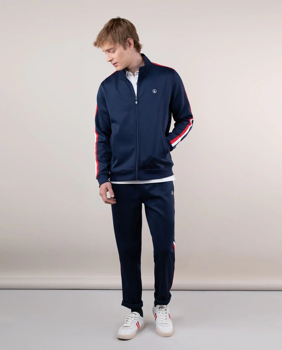 Sudadera Track Retro Marino - Imagen 7