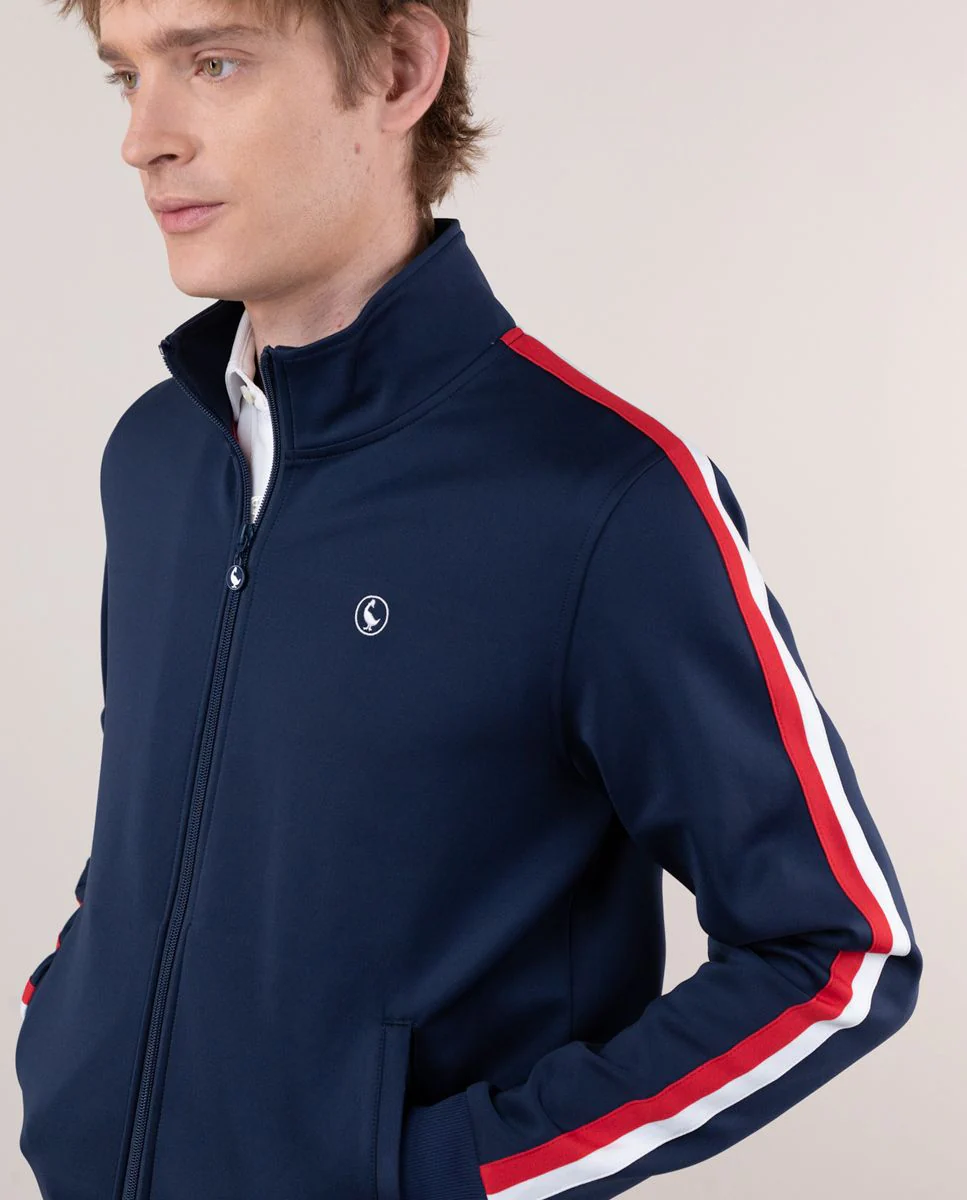 Sudadera Track Retro Marino - Imagen 5