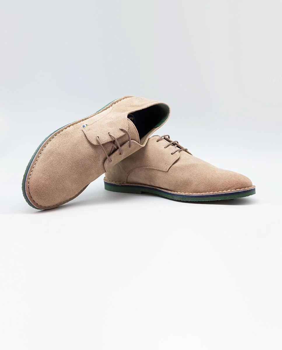 Zapato Guerrero Ante Beige - Imagen 6