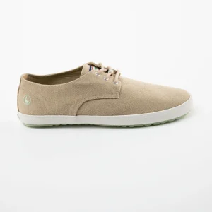 Derby Sneaker Canvas Marrón