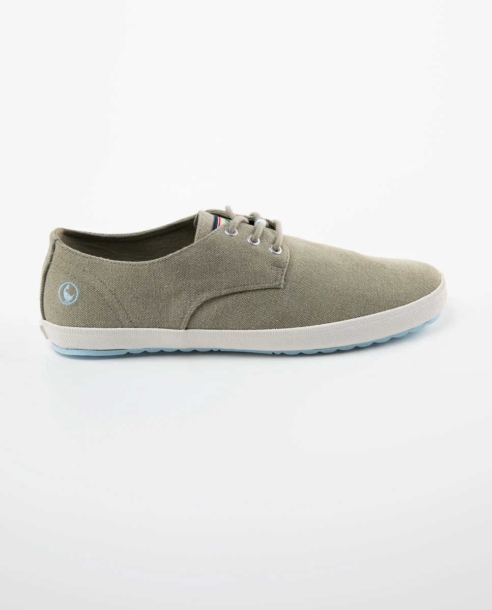 Derby Sneaker Canvas Verde