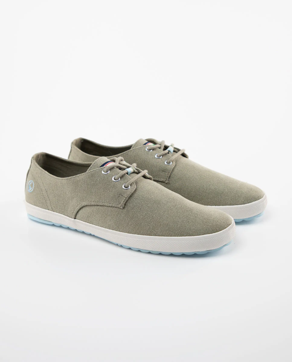 Derby Sneaker Canvas Verde - Imagen 3