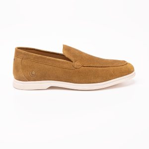 Mocasín Italiano Ante Camel