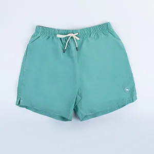 Bañador Liso Garment Dyed Verde