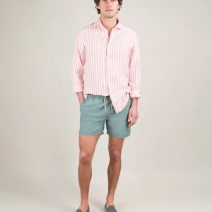 Bañador Liso Garment Dyed Verde