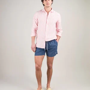 Bañador Liso Garment Dyed Marino