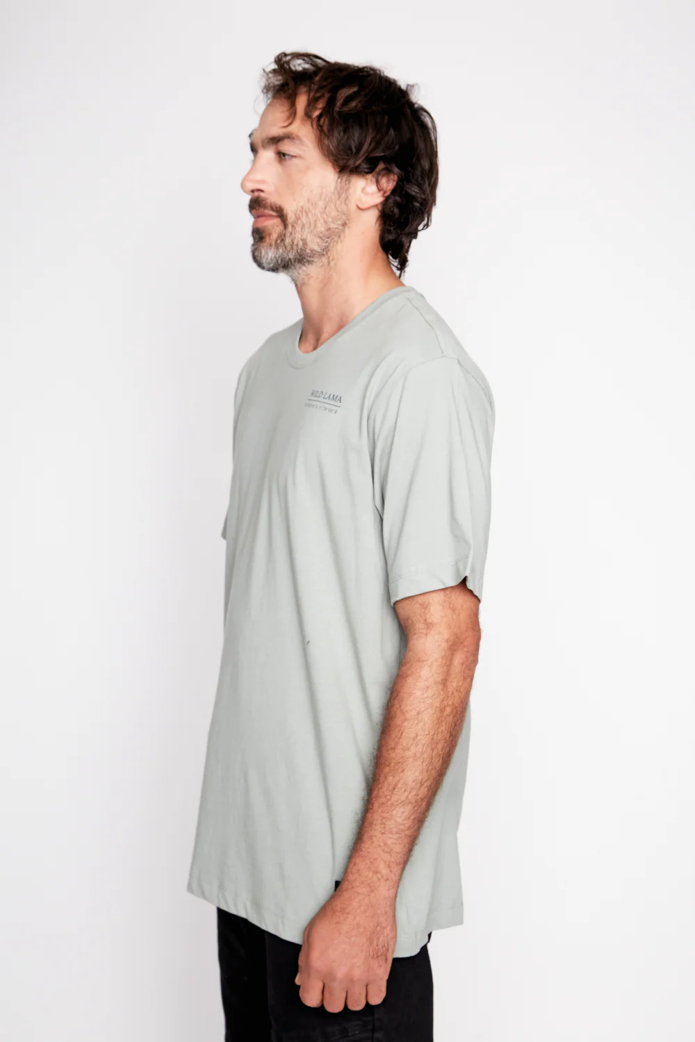 Polera Vetiver Orgánica Verde Hombre - Imagen 3