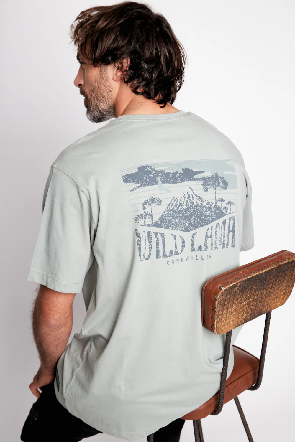 Polera Vetiver Orgánica Verde Hombre - Imagen 5