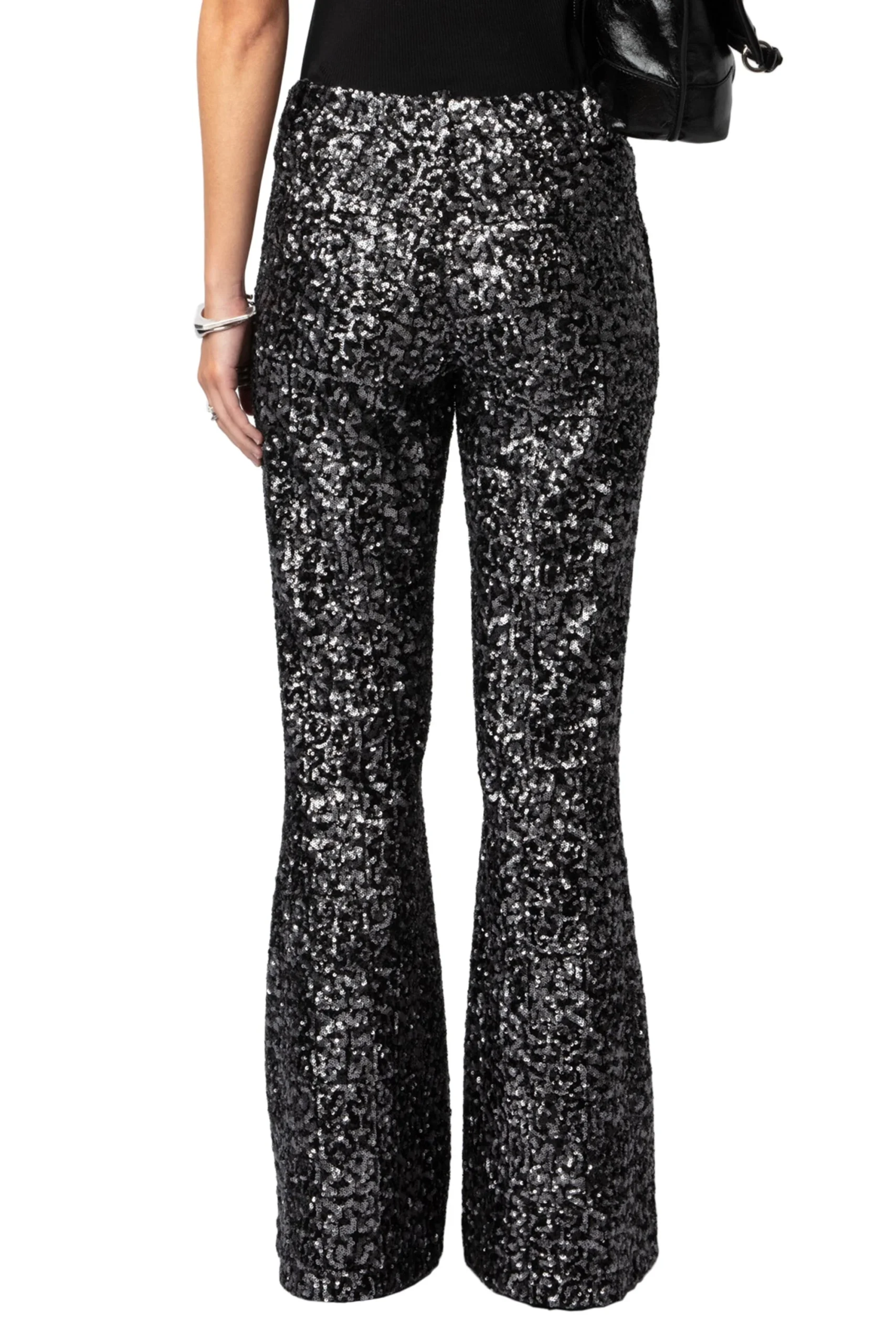Pantalones Prevy Sequins Noir - Imagen 5