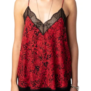 Top Caraco Christy Soft Wild Voltaire Crimson