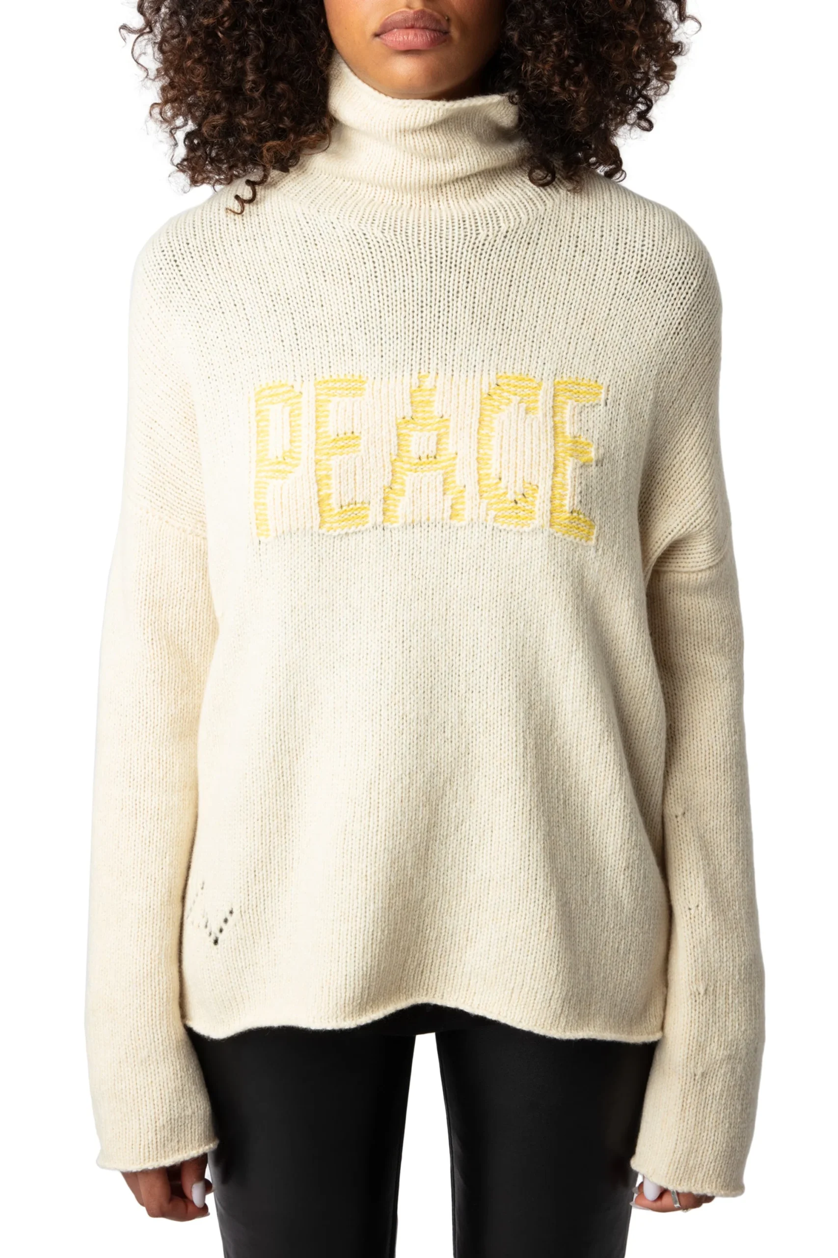 Sweater Almy We Peace Latte - Imagen 7