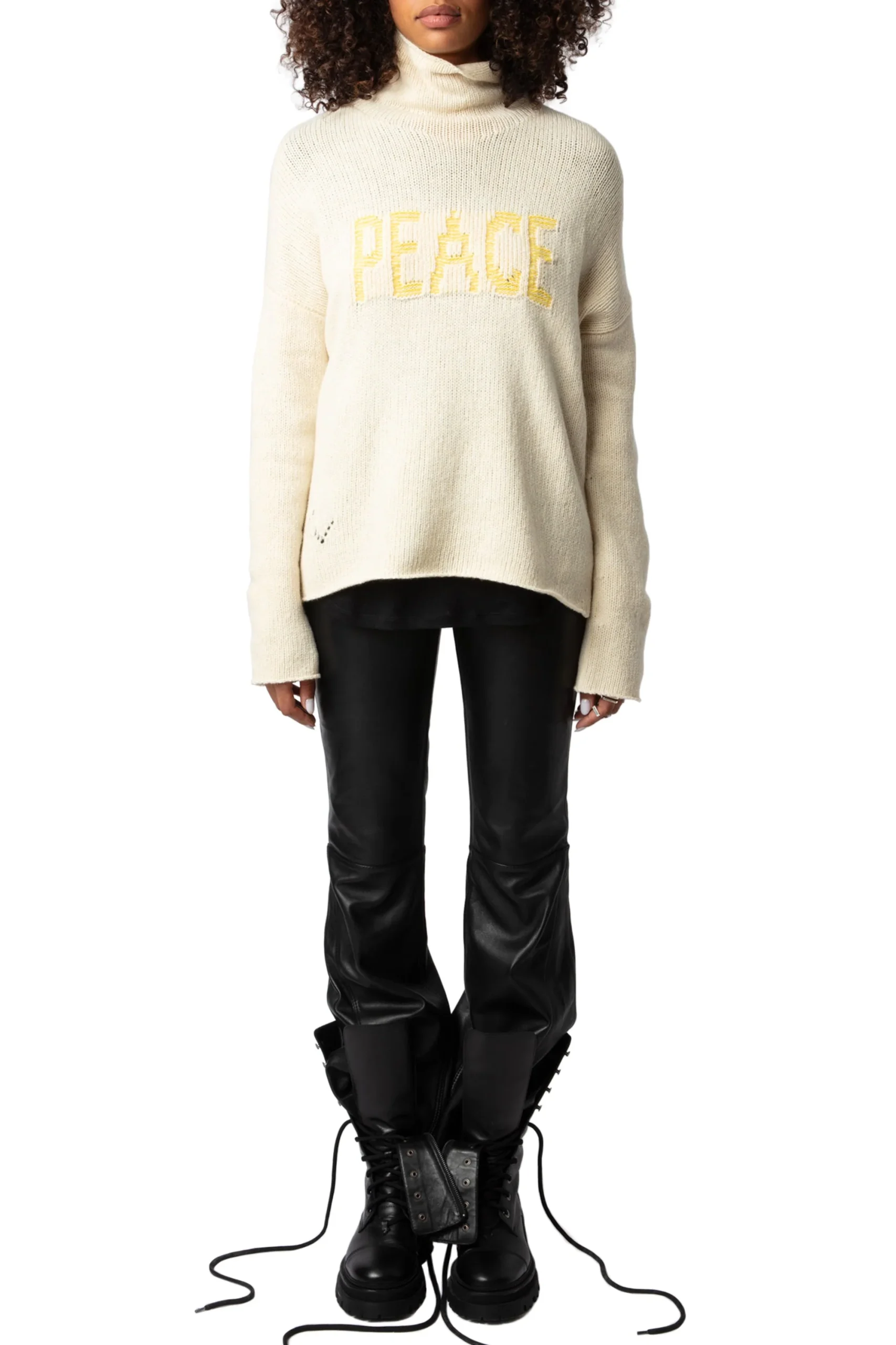 Sweater Almy We Peace Latte