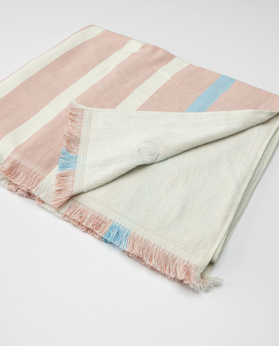 Toalla Rayas Rosa - Imagen 3