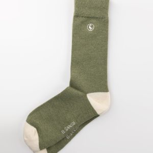 Calcetín Lana Canalé Verde