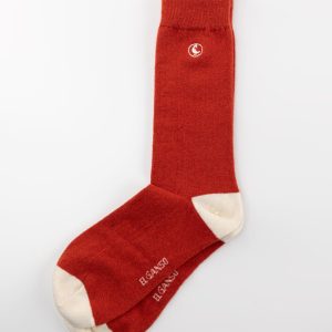 Calcetín Lana Canalé Naranja