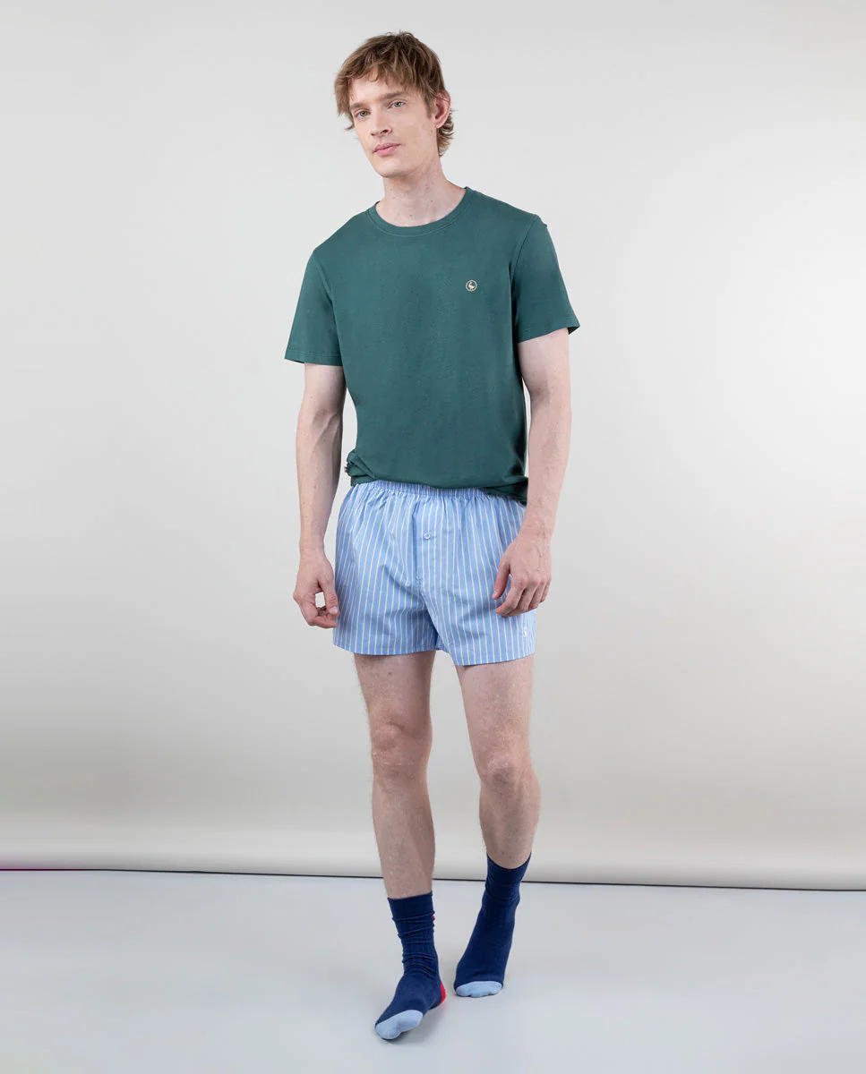 Pack Calzoncillos Raya Butcher Azul/Gansos Verde - Imagen 4