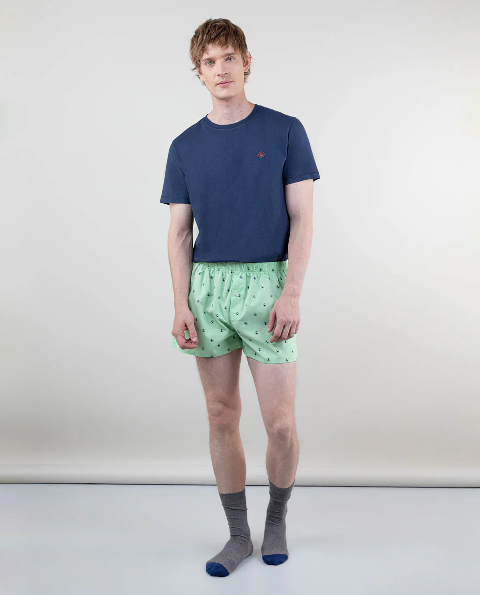 Pack Calzoncillos Raya Butcher Azul/Gansos Verde - Imagen 3