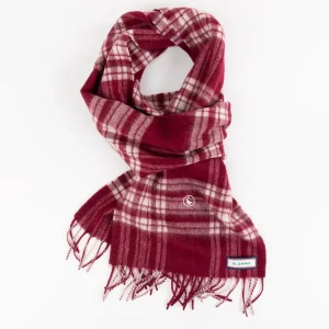 Bufanfa Cuadros Tartán Rojo