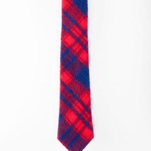 Corbata Lana Cuadro Harrys Marrón