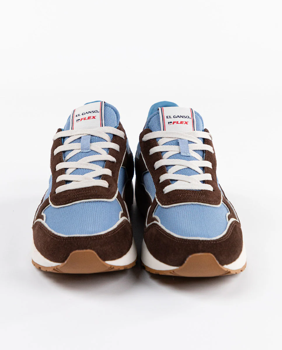 Zapatilla El Ganso & Flex Marrón Azul - Imagen 8