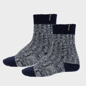 Calcetín Lana Merino Tepe Azul