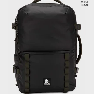 Mochila Travel Baku L Reciclada Negra 44L.