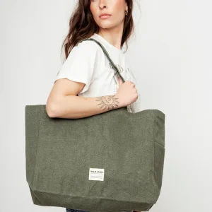 Tote Bag Taca Reciclada Verde Militar