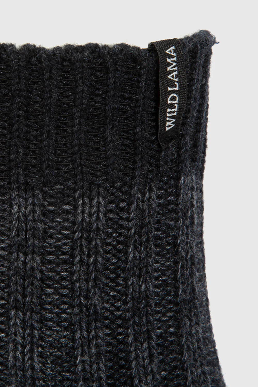 Calcetín Lana Merino Tepe Negro - Imagen 3