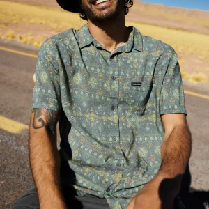 Camisa Mero Boho Verde Hombre ECOVERO™