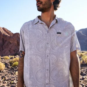 Camisa Mero Paisley Crudo Hombre ECOVERO™