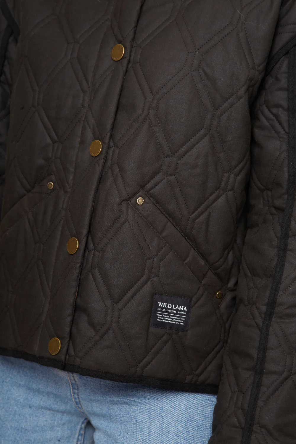 Chaqueta Nita Wax Orgánica Verde Mujer - Imagen 8