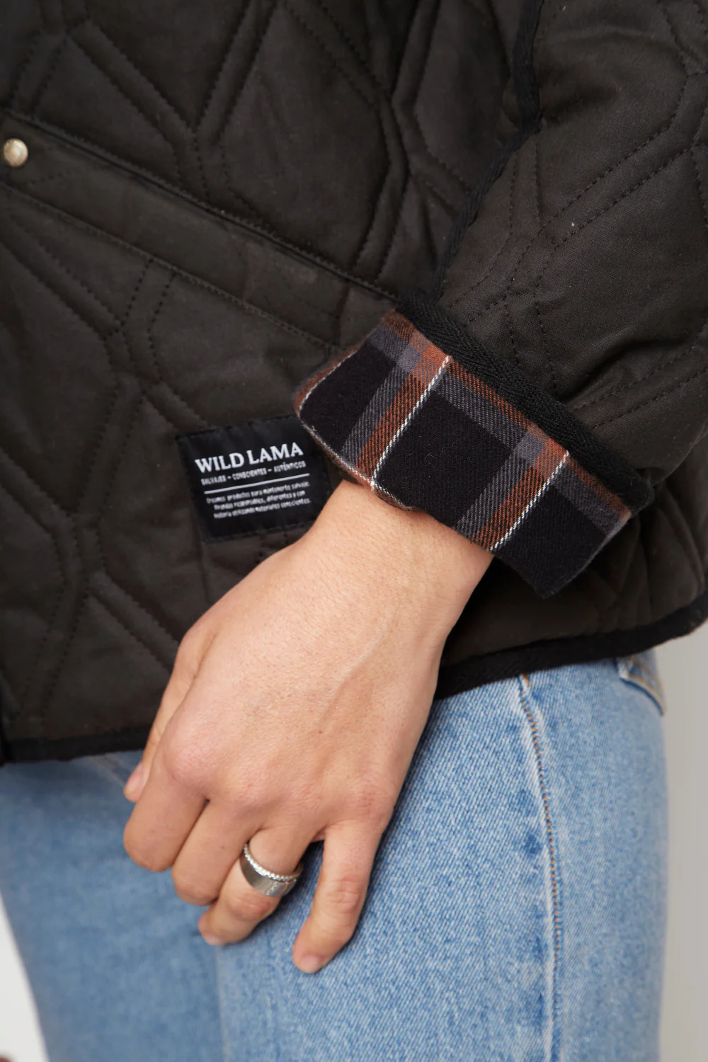 Chaqueta Nita Wax Orgánica Verde Mujer - Imagen 9