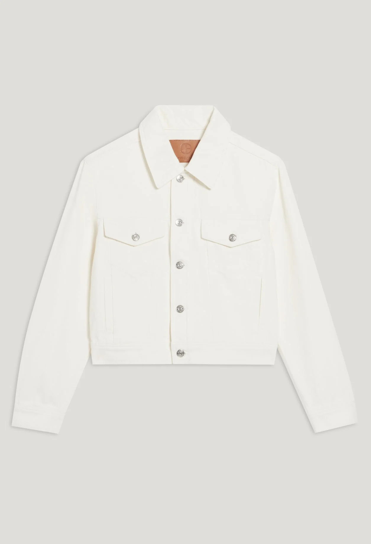 Cazadora recta vaquera en crudo - Imagen 6