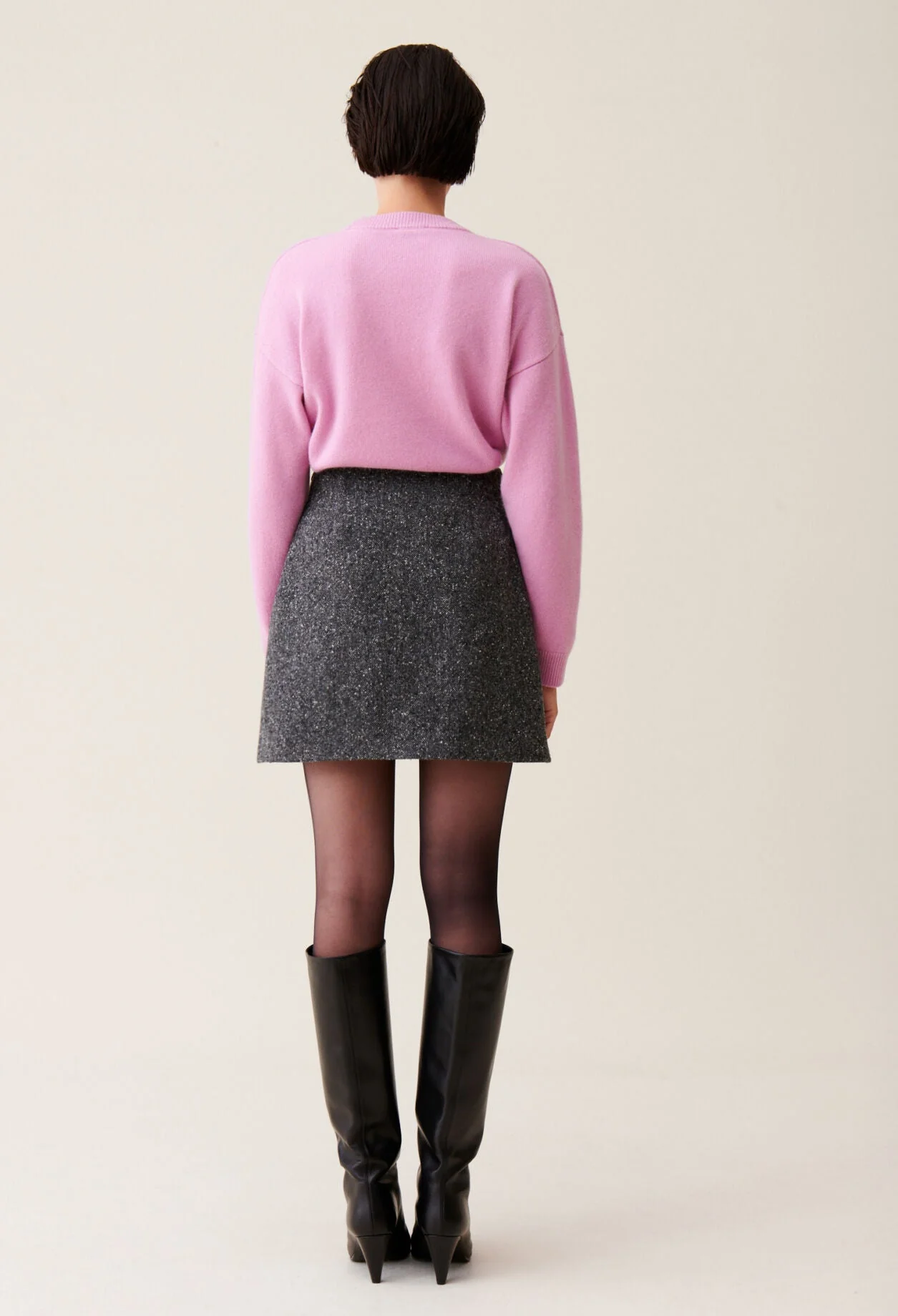 Falda de mezcla de lana - Imagen 5