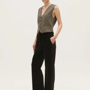 Pantalón de traje de terciopelo