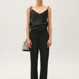 Pantalón negro de estrás
