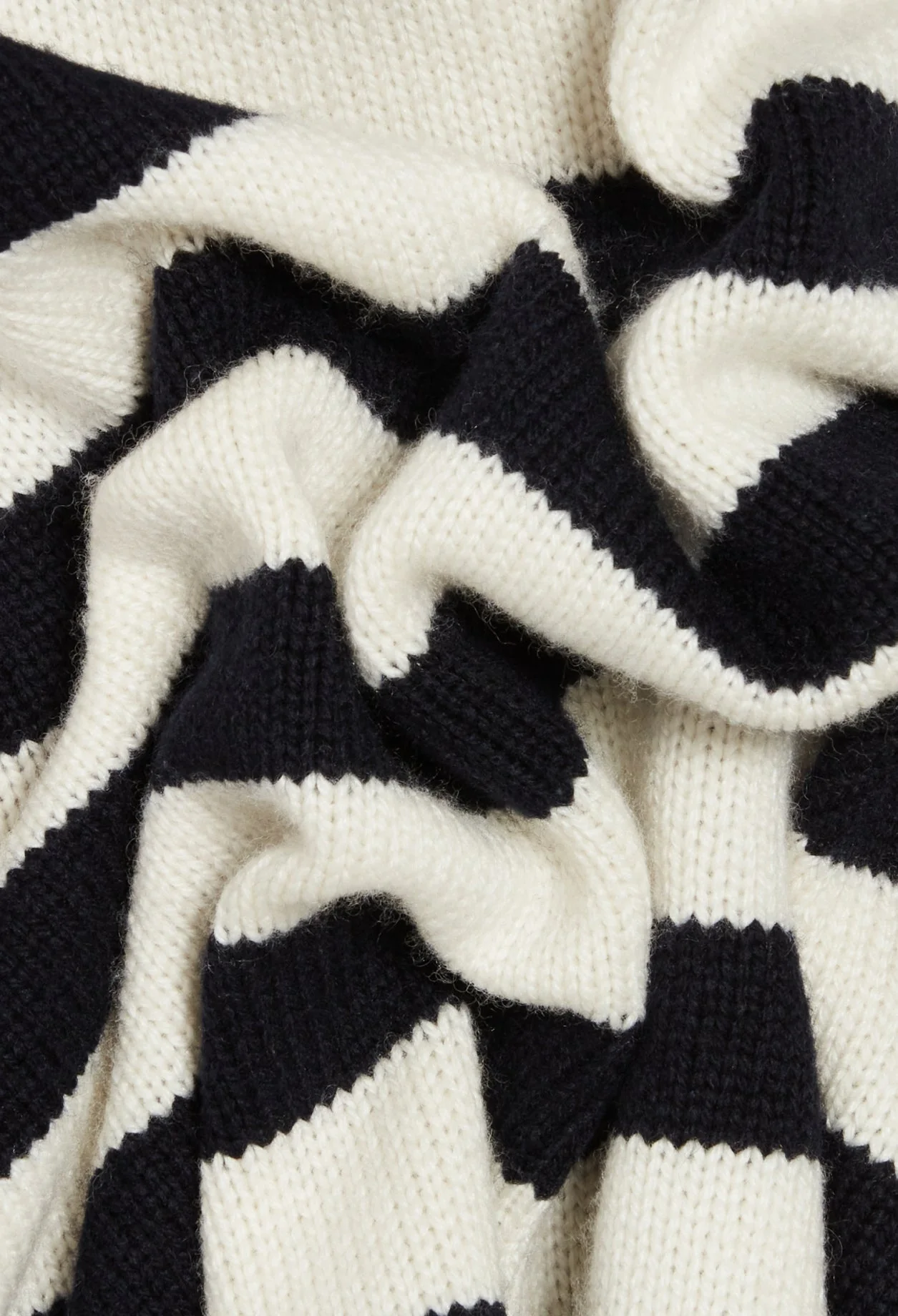 Jersey holgado de rayas de dos colores - Imagen 5