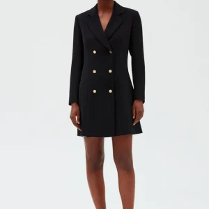 Vestido corto chaqueta doble abotonadura